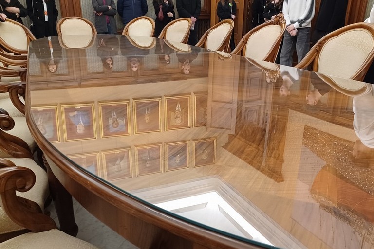 Sala Giunta Comune di Bari. <span>Foto Gianluca Battista</span>