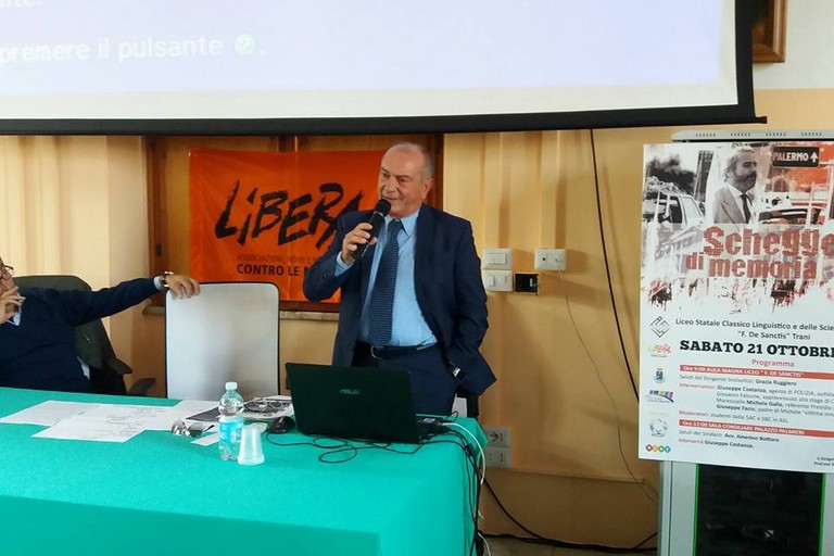 Giuseppe Costanza al Liceo De Sanctis