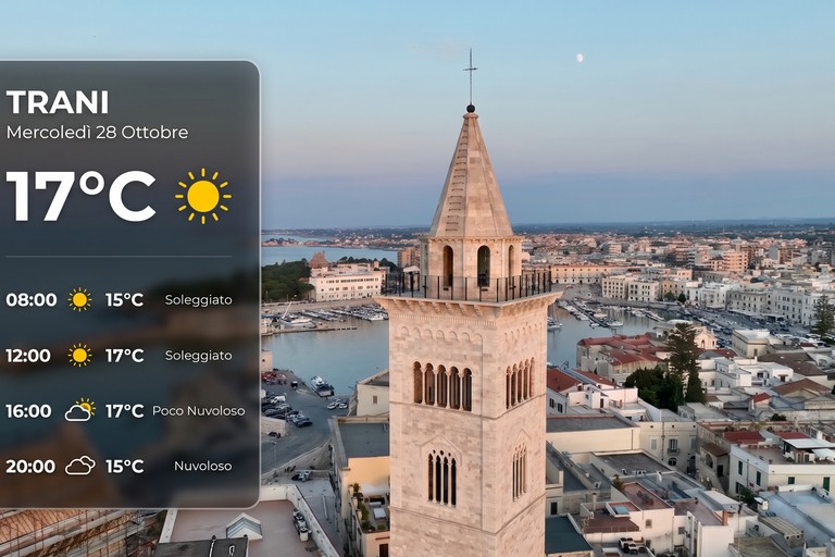 Buongiorno Trani: l’almanacco, il meteo e le curiosità di mercoledì 28 ottobre
