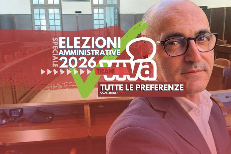 Elezioni amministrative Trani 2026, i voti per i candidati del M5S per Vito Branà