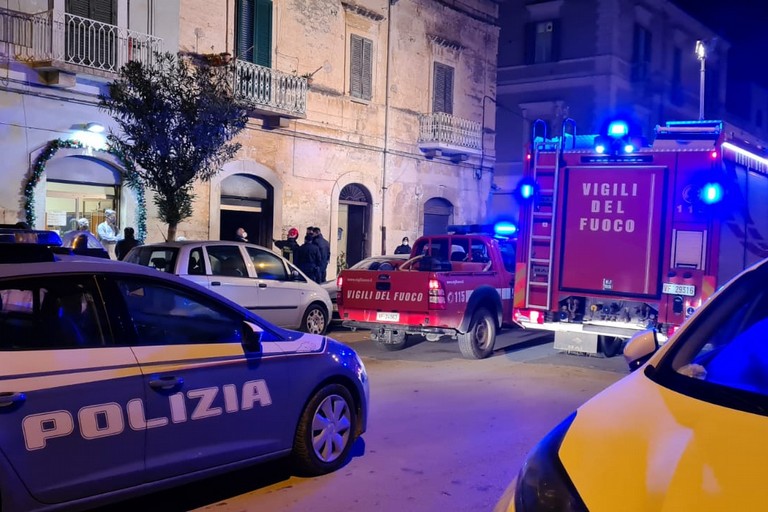 Incendio in un sottano