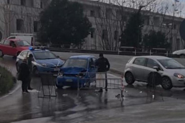 Incidente sul ponte di via Istria