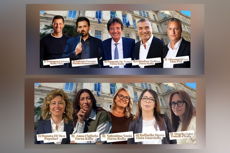 Ammnistrative Trani 2026 | I Top Five. <span>Foto Tonino Lacalamita</span>