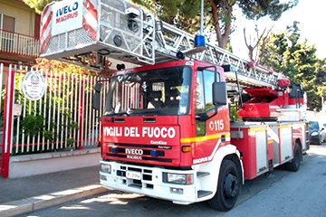 Autoscala dei Vigili del Fuoco