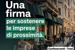 Rigenerazione Urbana e Commerciale: A Trani la due giorni di raccolta Firme di Confesercenti per la Proposta di Legge Nazionale