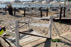 Alla spiaggia di Colonna realizzata una nuova pedana di accesso