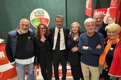 Antonio Decaro a Trani per l'avvio della campagna elettorale di Mino Di Lernia (AVS)
