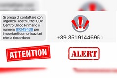 Messaggi truffa, l'ASL mette in guardia i cittadini, nel mirino anche utenti di Trani