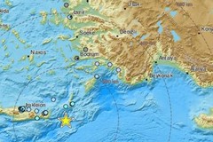 Sisma a Creta di magnitudo 5.7 avvertito anche a Trani