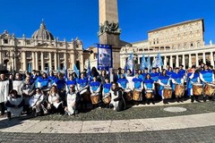 Trani Tradizioni a Roma saluta Papa Francesco