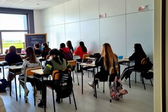 Liceo de Sanctis, primo giorno di lezioni nella ex Lum. Cuna: «Ragazzi entusiasti»