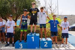 I Due fratelli Silvano e Valerio D’Amore di Trani sul podio del Triathlon giovanile