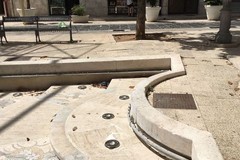 A secco la fontana di piazza Libertà: siccità o scarsa manutenzione?