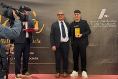 Galà dell'atletica pugliese: premiato il giovane prodigio di Trani Gabriele Belardi