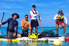 Una traversata in sup per superare i propri limiti: l’impresa di quattro amici che hanno sfidato se stessi e il mare