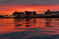 Trani, la Grande Bellezza infiammata dal tramonto