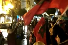 La bandiera del Marocco in semifinale sventola in festa anche a Trani