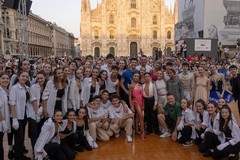 ll tranese Giuseppe Verzicco maestro di musical in "On dance" di Roberto Bolle in Piazza Duomo a Milano
