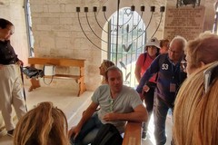 Medico ebreo in visita alla sinagoga di Trani