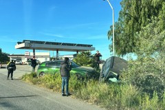 Incidente sulla Trani Corato, due auto finiscono fuori strada