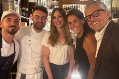 Francesca Fagnani a Trani, dopo la premiazione relax alla vineria sul Porto
