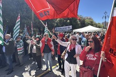 Il Primo Maggio a Trani, la manifestazione della CGIL, CISL, UIL della Bat