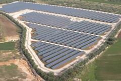 Fotovoltaico, riprese aeree su Trani