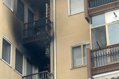 Appartamento in fiamme in via Cilea