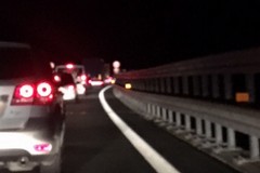 Pasqua di lunghe code sulla statale 16 bis per un'incidente stradale