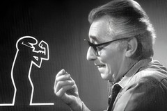 Il genio essenziale di Osvaldo Cavandoli sbarca a Trani: oggi al Circolo Dino Risi si celebra il mito de "La Linea"