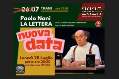 Paolo Nani, genio del teatro fisico arriva a Palazzo Beltrani con “La Lettera”, lo spettacolo posticipato a lunedì 28 luglio causa maltempo