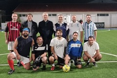 "Padre non aver paura di tirare un calcio di rigore...": sacerdoti debuttano con la squadra di calcio dell'Arcidiocesi