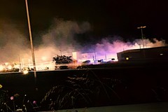 Vasto incendio in un capannone in territorio di Trani sulla ex 231 tra Andria e Corato. Un tentativo di furto all'origine dell'evento