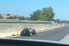 Incidente sulla SS.16 bis tra Trani e Bisceglie