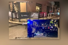 Scontro nella notte nel cuore di Trani: due feriti all'incrocio tra corso Vittorio Emanuele e corso Cavour