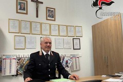 Stazione Carabinieri Trani, il luogotenente Massimo Biasone va in pensione