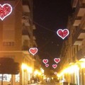 Trani, arrivano le luminarie di San Valentino