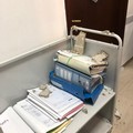 Palazzo Candido: caduti dal controsoffitto alcuni pannelli