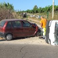 Incidente sulla Trani-Bisceglie: coinvolti un'auto ed un mezzo dell'Amiu