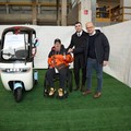 Solidarietà in azione: ad Antonio Aruanno donato uno scooter a tre ruote