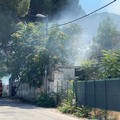 Incendio nella villa abbandonata di via Verdi, nessun ferito