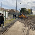 Campo Bovio, iniziati i lavori per la realizzazione del terreno in erba sintetica