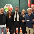 Antonio Decaro a Trani, interviene all'avvio della campagna di Mino Di Lernia (AVS)