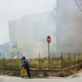 Incendio in via Sant'Agostino: in fiamme un terreno incolto