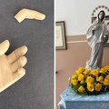 Atto vandalico contro la statua della Vergine Maria: «Una ferita al cuore. In che mondo stiamo vivendo?»