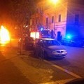 Ancora un'auto in fiamme, questa notte in Corso Regina Elena