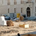 Piazza Gradenigo, lavori in corso. Ferrante: «Altro che cantiere sospeso»
