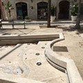 A secco la fontana di piazza Libertà: siccità o scarsa manutenzione?