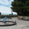 Via Duchessa d'Andria, ultimi interventi prima dell'installazione del semaforo