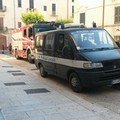 Calcinacci dalla chiesa di San Rocco, sul posto le Forze dell'Ordine